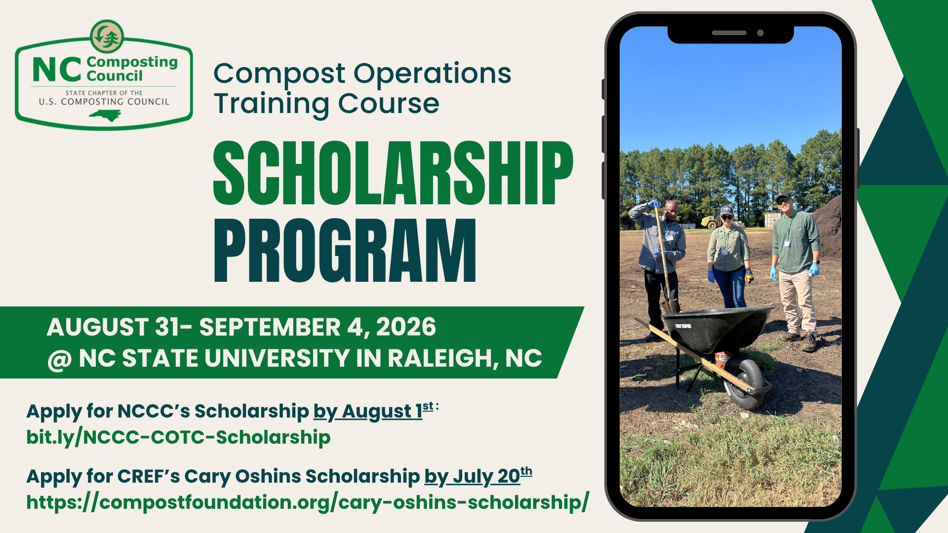 COTC scholarship website banners